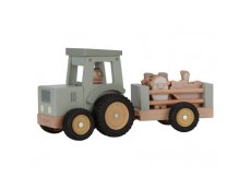 Little Dutch Traktor s přívěsem dřevěný Farma