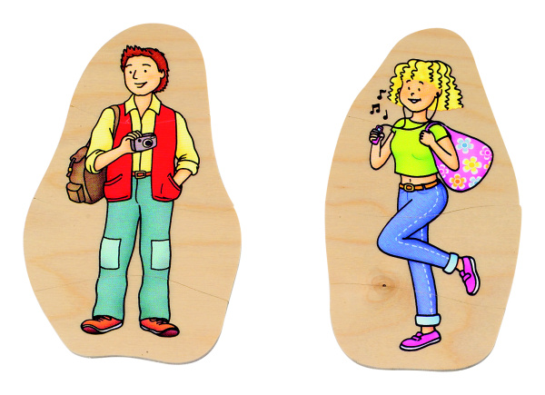 Beleduc Vrstvené puzzle Babička a dědeček
