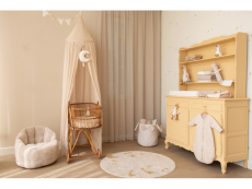 Little Dutch Nebesa nad postýlku Mušelín Pure Soft Beige