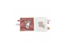Little Dutch Textile knížka s aktivitami Králíček Miffy Fluffy pink