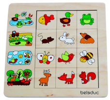Beleduc Třídící puzzle Kdo kde žije