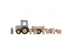 Little Dutch Traktor s přívěsem dřevěný Farma