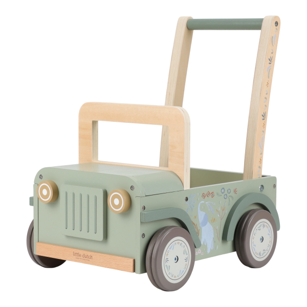 Little Dutch Dřevěný vozík Safari Car – Green