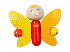 Haba Dřevěná hrkačka Motýlek