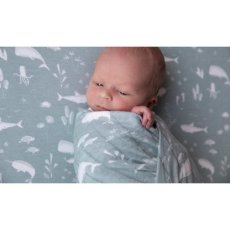 Little Dutch Prostěradlo Exclusive ocean mint