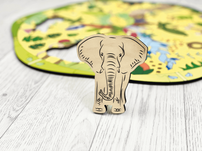 Beleduc XXL puzzle Divoká zvířata