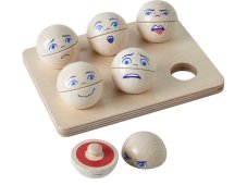 HabaPro Dřevěné kuličky Emoce