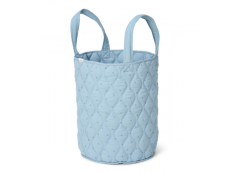 Little Dutch Textilní košík oboustranný extra velký Pure Denim Blue
