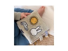 Little Dutch Textilní knížka s aktivitami králíček Miffy fluffy green