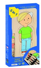 Beleduc Vrstvené puzzle Chlapec