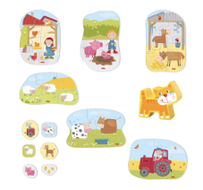 Haba Moje první puzzle Farma
