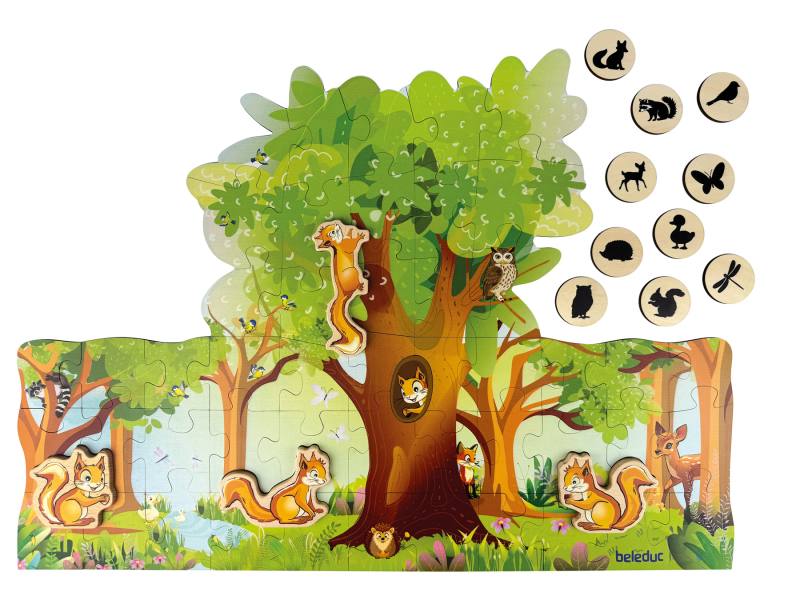 Beleduc XXL Puzzle Nuki & kamarádi