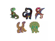 Janod vyškrabovací obrázky Dinosauři