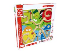 Hape Dřevěný magnetický labyrint Louka