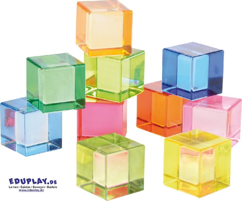 Eduplay Transparentní kostky
