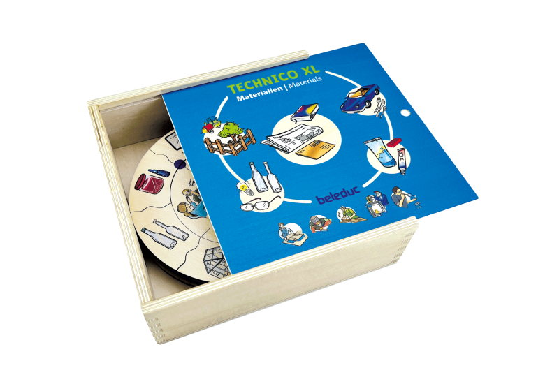 Beleduc TECHNICO Puzzle XL Materiály