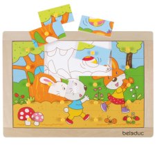 Beleduc Obrázkové puzzle Zajíček