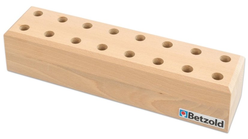 Betzold Dřevěný box na nůžky 16 otvorů
