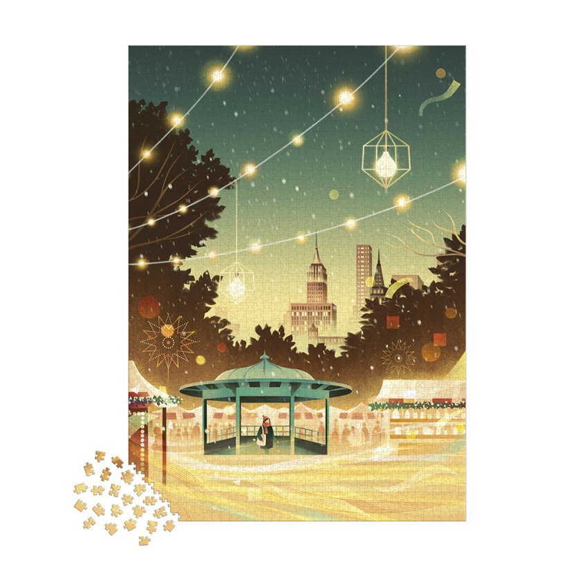 J02519 Janod Puzzle New York v noci 02