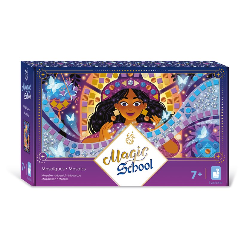 J09150 Janod Atelier Kreativna sada Mozaika Magicka skola 01