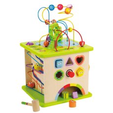 Hape Velká dřevěná motorická kostka