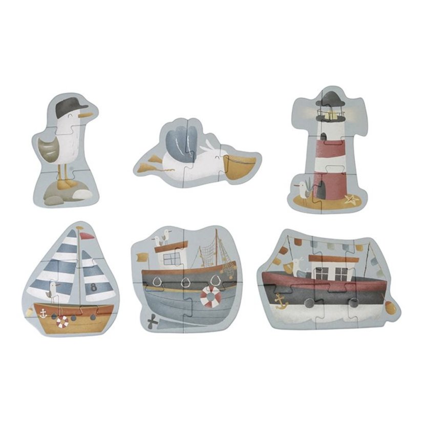 0016540 little dutch 6 in 1 puzzles sailors bay sailors bay 1 1000