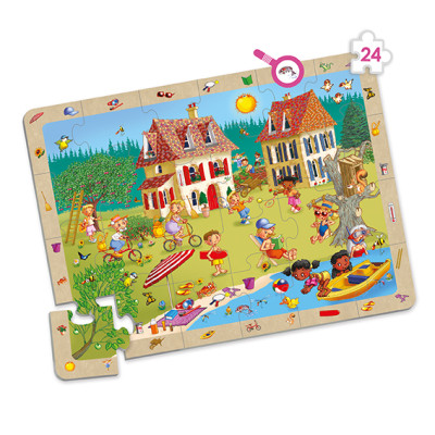 3set observation puzzles the 4 seasons 4 units