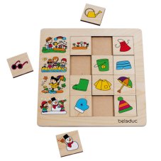 Beleduc Třídící puzzle Roční období