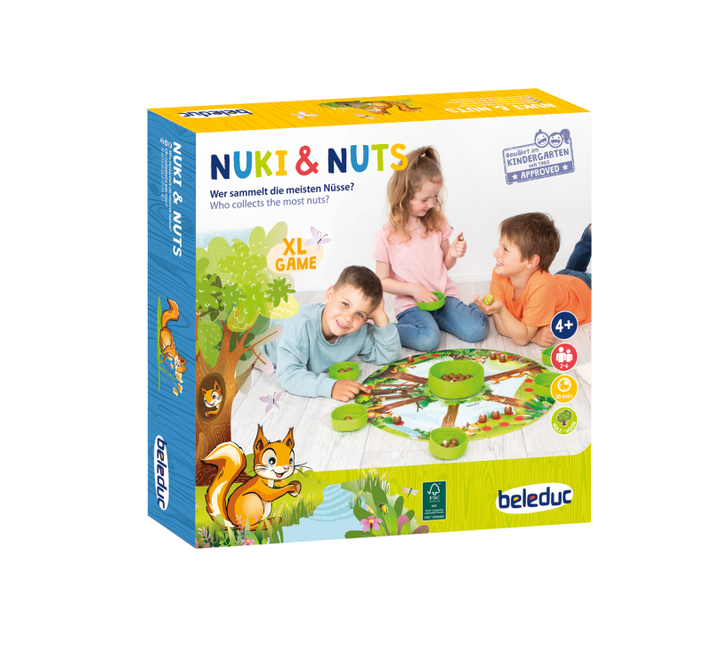 Beleduc Stolní hra Nuki & oříšky