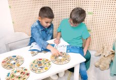 Beleduc TECHNICO Puzzle XL Materiály