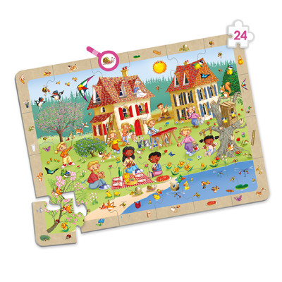 5set observation puzzles the 4 seasons 4 units