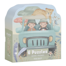 Little Dutch Puzzle 6v1 Safari friends