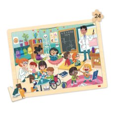 Akros Dřevěné puzzle Moje škola