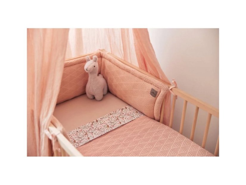 Jollein Deka pletená 75x100 cm River Knit Ash Pink