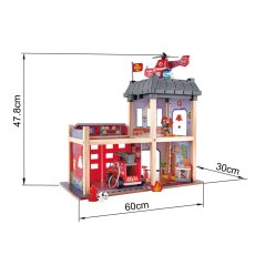 Hape Dřevěná hasičská stanice