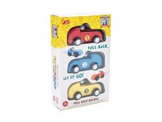 Le Toy Van Set závodních aut Pullback