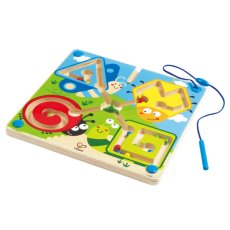 Hape Dřevěný magnetický labyrint Louka