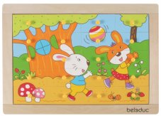 Beleduc Obrázkové puzzle Zajíček