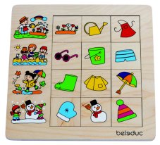 Beleduc Třídící puzzle Roční období