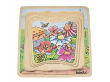 Beleduc Vrstvené vývojové puzzle Med