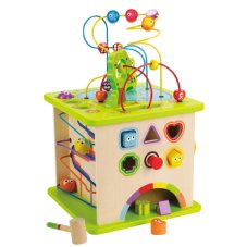 Hape Velká dřevěná motorická kostka