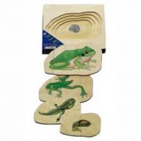 Beleduc Vývojové vrstvené puzzle Žabka