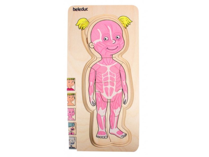 Beleduc Vrstvené puzzle Dívka
