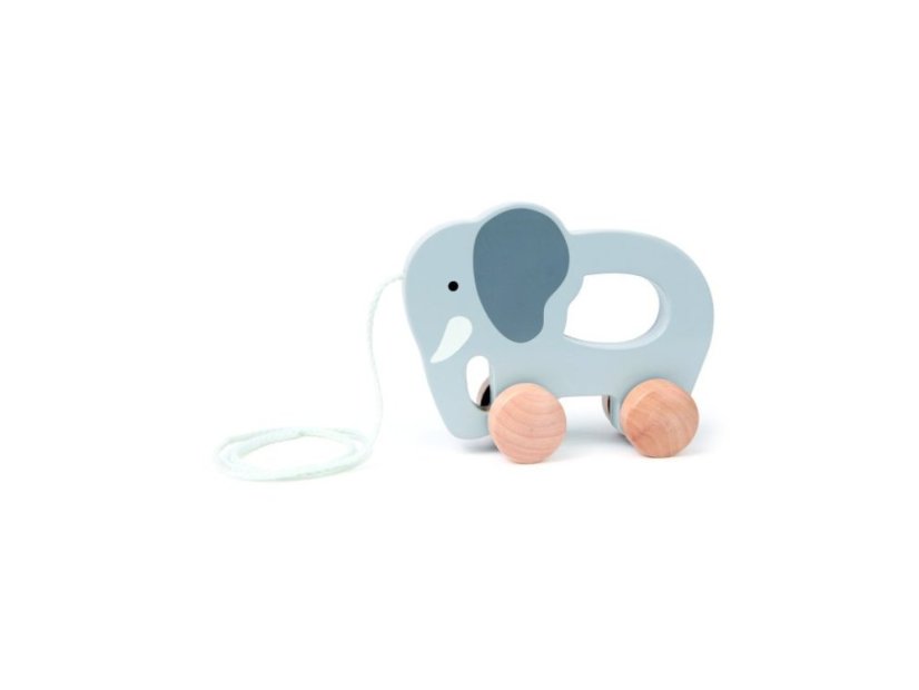 Hape Dřevěný tahací slon