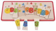 Beleduc Vkládací puzzle Počítací housenka