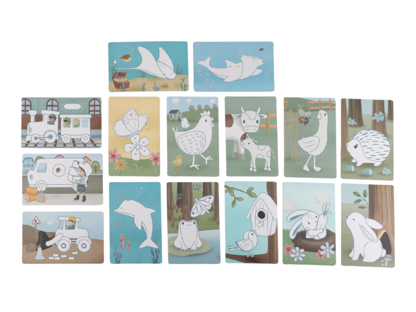 Little Dutch Kreslicí tablet Blue Forest Friends