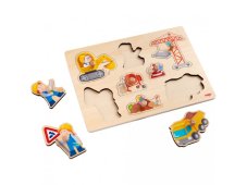 Haba Dřevěné puzzle Stavba