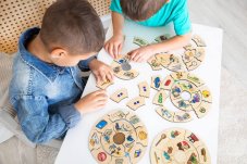 Beleduc TECHNICO Puzzle XL Materiály