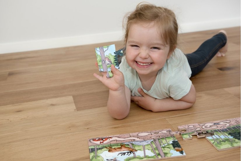 Beleduc Podlahové puzzle Les