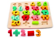 Hape Dřevěné puzzle s čísly